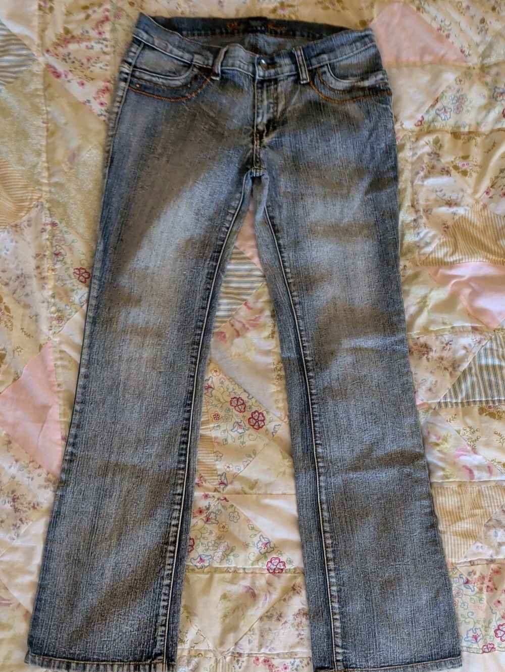 Dynamite Women's Boot-Cut Jeans in Faded Blue